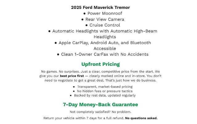 2025 Ford Maverick Tremor AWD SuperCrew