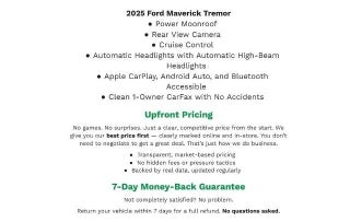 2025 Ford Maverick Tremor AWD SuperCrew