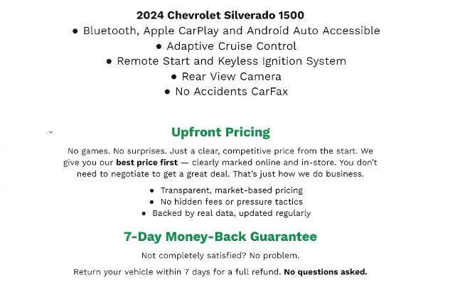 2024 Chevrolet Silverado 1500 4WD Crew Cab 147 Custom Trail Boss