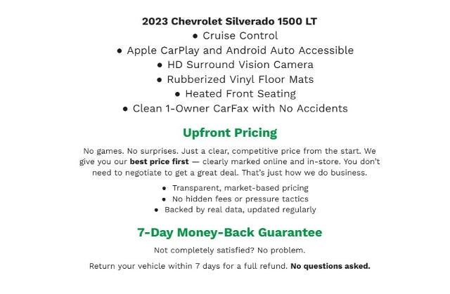 2023 Chevrolet Silverado 1500 4WD Crew Cab 147 LT w/1LT