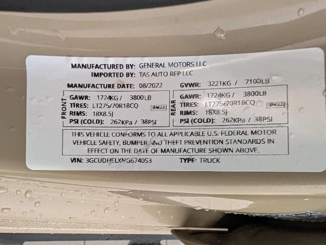 2022 Chevrolet Silverado 1500 4WD Crew Cab 147 ZR2