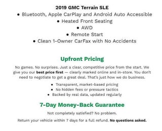 2019 GMC Terrain AWD 4dr SLE