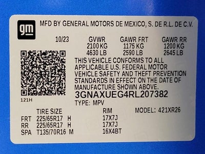 2024 Chevrolet Equinox AWD 4dr LT w/1LT