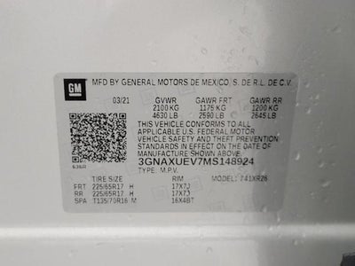 2021 Chevrolet Equinox AWD 4dr LT w/1LT
