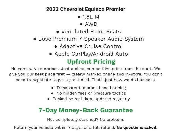 2023 Chevrolet Equinox AWD 4dr Premier