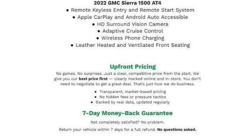 2022 GMC Sierra 1500 4WD Crew Cab 147 AT4