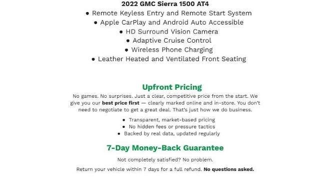 2022 GMC Sierra 1500 4WD Crew Cab 147 AT4