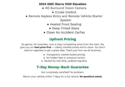 2024 GMC Sierra 1500 4WD Crew Cab 147 Elevation w/3VL