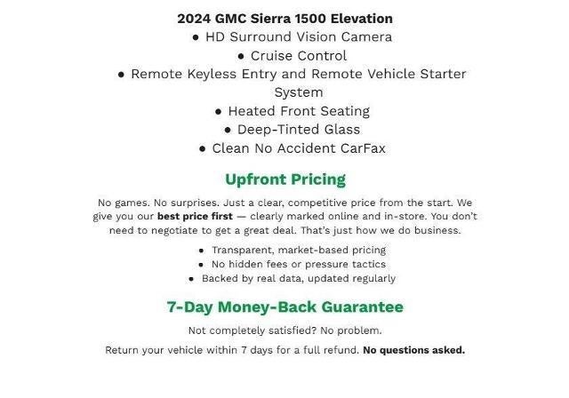 2024 GMC Sierra 1500 4WD Crew Cab 147 Elevation w/3VL