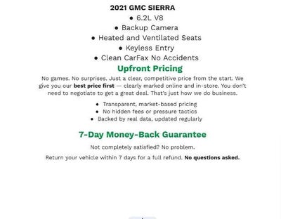 2021 GMC Sierra 1500 4WD Crew Cab 147 Denali