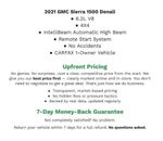 2021 GMC Sierra 1500 4WD Crew Cab 147 Denali