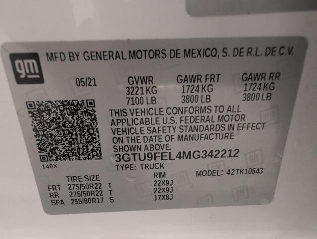 2021 GMC Sierra 1500 4WD Crew Cab 147 Denali
