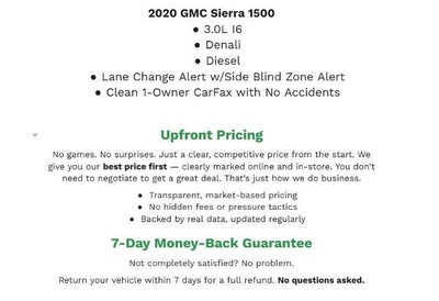 2020 GMC Sierra 1500 4WD Crew Cab 147 Denali
