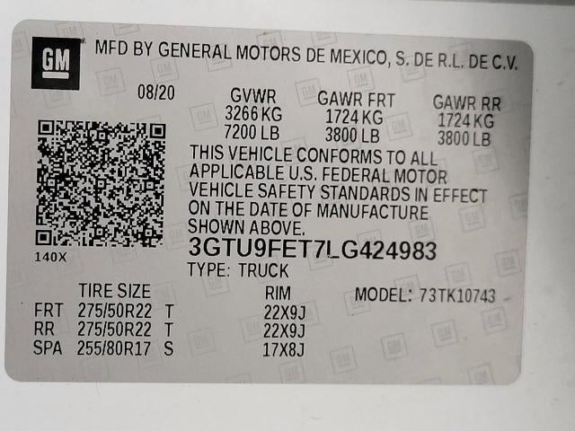 2020 GMC Sierra 1500 4WD Crew Cab 147 Denali