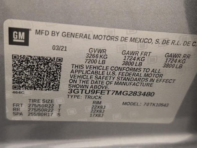 2021 GMC Sierra 1500 4WD Crew Cab 147 Denali