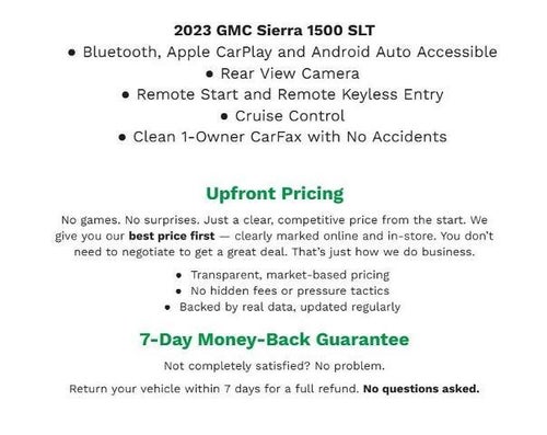 2023 GMC Sierra 1500 4WD Crew Cab 147 SLT