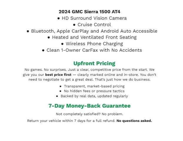 2024 GMC Sierra 1500 4WD Crew Cab 147 AT4