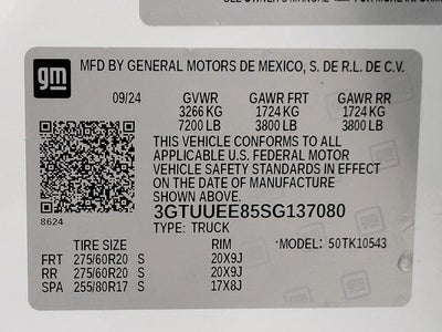 2025 GMC Sierra 1500 4WD Crew Cab 147 AT4