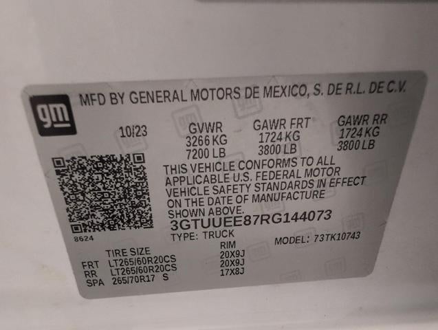 2024 GMC Sierra 1500 4WD Crew Cab 147 AT4