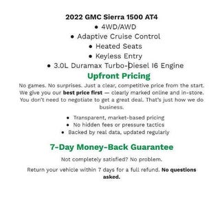 2022 GMC Sierra 1500 4WD Crew Cab 147 AT4