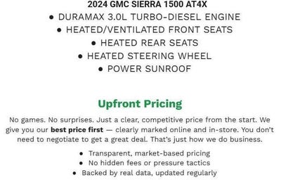 2024 GMC Sierra 1500 4WD Crew Cab 147 AT4X