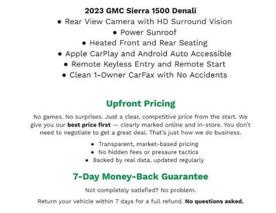 2023 GMC Sierra 1500 4WD Crew Cab 147 Denali