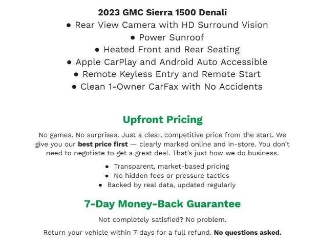 2023 GMC Sierra 1500 4WD Crew Cab 147 Denali