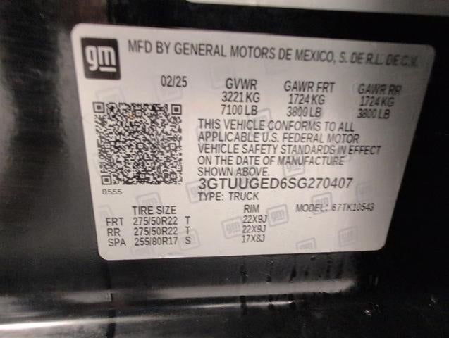 2025 GMC Sierra 1500 4WD Crew Cab 147 Denali