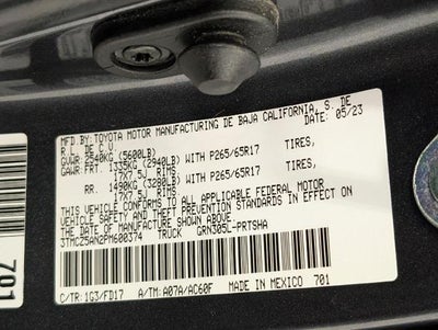 2023 Toyota Tacoma TRD SPORT