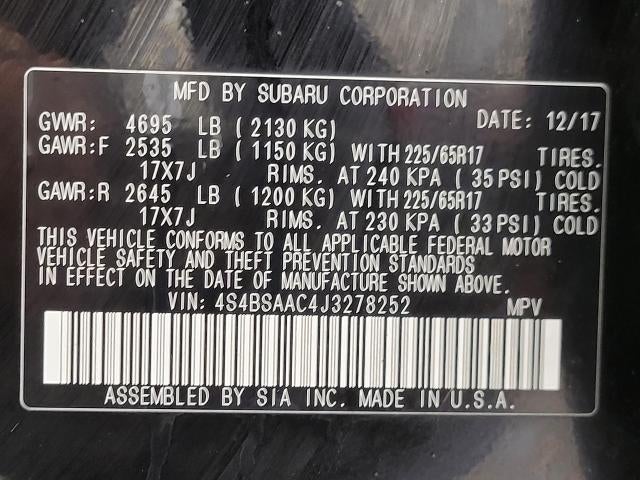 2018 Subaru Outback 2.5i