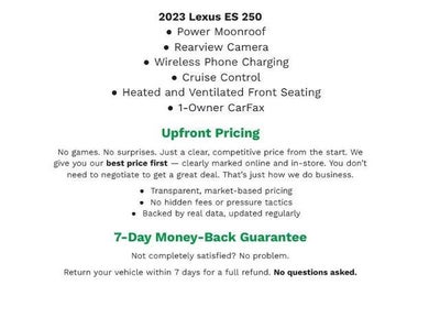 2023 Lexus ES 250 ES 250 AWD