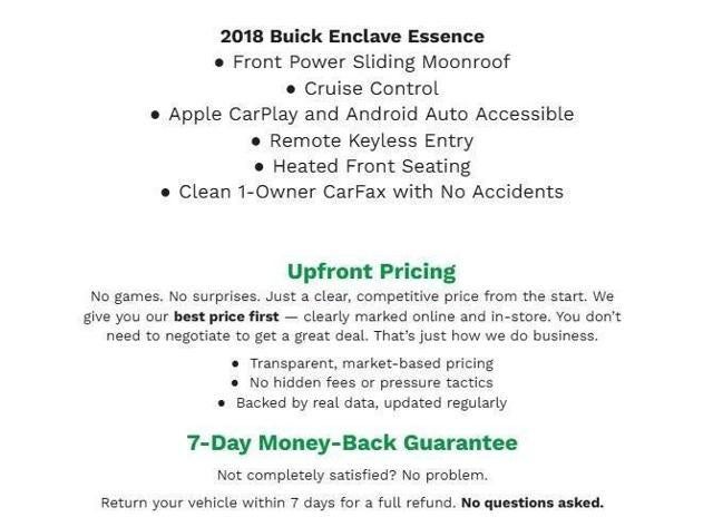 2018 Buick Enclave FWD 4dr Essence