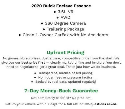 2020 Buick Enclave AWD 4dr Essence