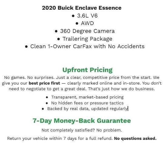 2020 Buick Enclave AWD 4dr Essence