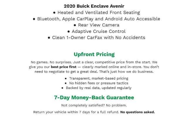 2020 Buick Enclave AWD 4dr Avenir