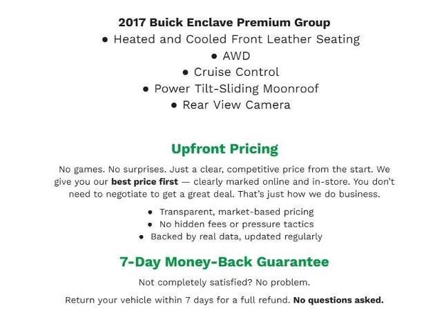 2017 Buick Enclave AWD 4dr Premium