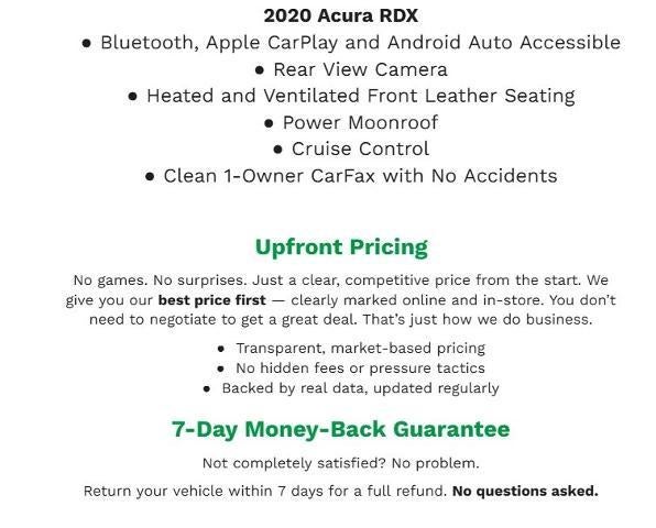 2020 Acura RDX SH-AWD w/A-Spec Pkg