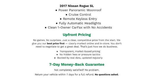 2017 Nissan Rogue AWD SL