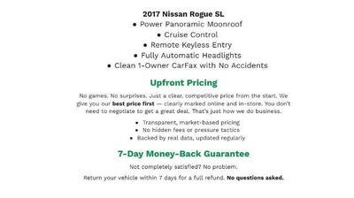 2017 Nissan Rogue AWD SL