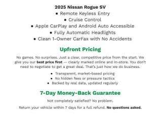 2025 Nissan Rogue AWD SV