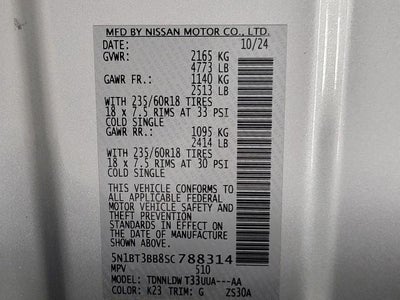 2025 Nissan Rogue AWD SV