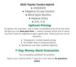 2023 Toyota Tundra Hybrid Limited Hybrid CrewMax 5.5' Bed