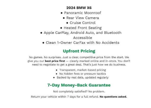 2024 BMW X6 xDrive40i's photo