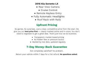 2016 Kia Sorento FWD 4dr 2.4L LX