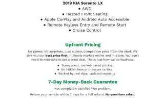 2019 Kia Sorento LX AWD