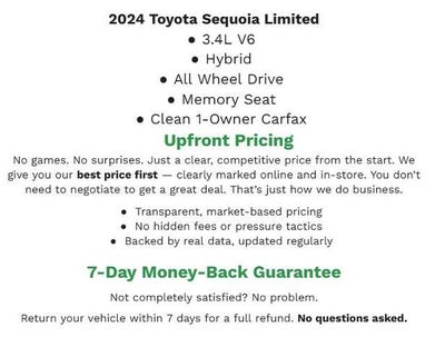 2024 Toyota Sequoia SPORT UTILITY