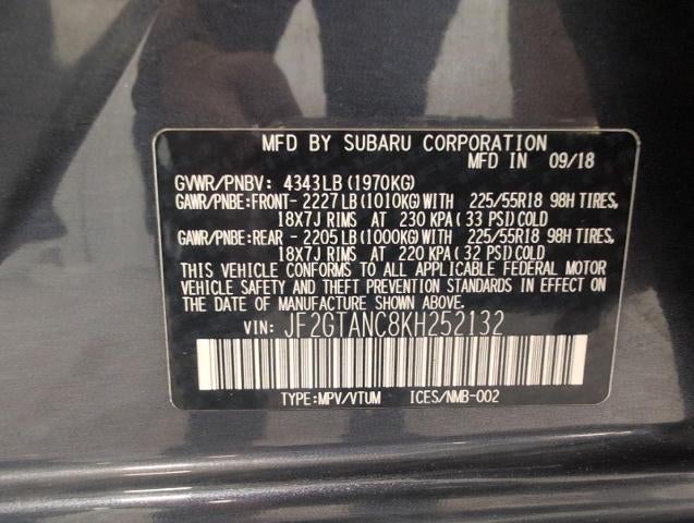 2019 Subaru Crosstrek 2.0i Limited CVT