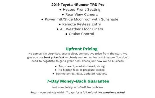 2019 Toyota 4Runner TRD Pro 4WD