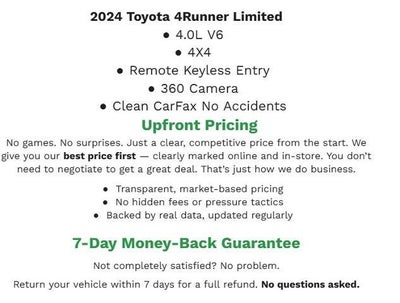 2024 Toyota 4Runner Limited 4WD