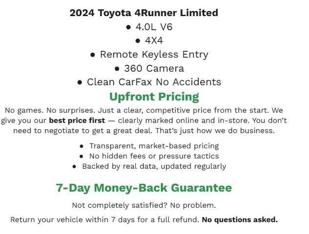 2024 Toyota 4Runner Limited 4WD